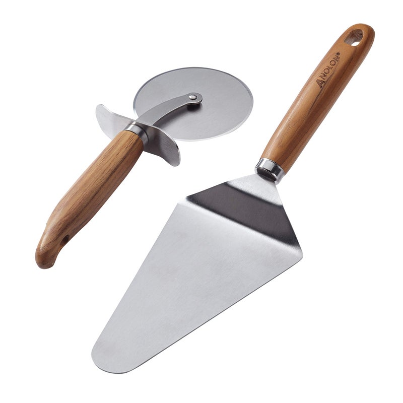 Anolon Tools and Gadgets Pizza Cutter and Server Set - Image 1